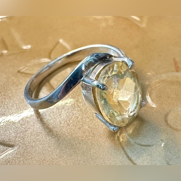Citrine Sterling Silver Ring (7.75) - Picture 5 of 12